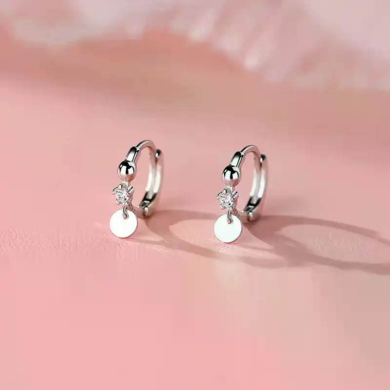 ต่างหูแฟชั่นใหม่จากSterling Silver สำหรับผู้หญิง คุณภาพพรีเมียม