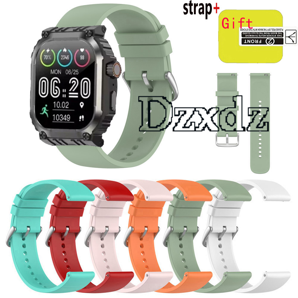 AXON G-Connect สายรัดซิลิโคนอ่อนนุ่มสําหรับ AXON G-Connect สมาร์ทวอท์ชผู้ชาย Band เปลี่ยนเข็มขัดกีฬา