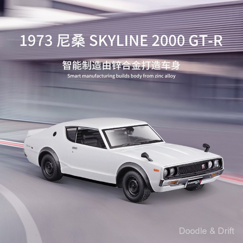 Maisto Maisto ภาพ 1: 24 Nissan โลหะผสมจําลองรถโลหะรุ่นเครื่องประดับของขวัญ Boy