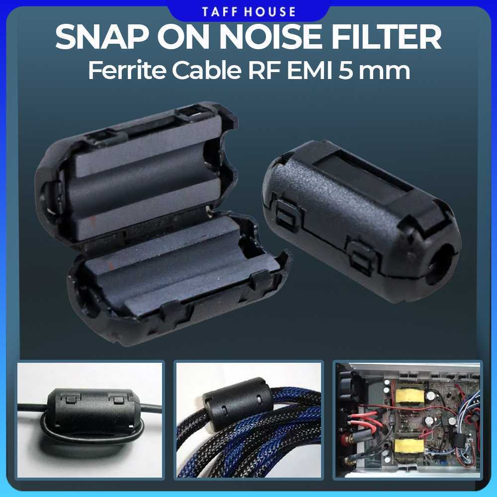 TDK Snap On Noise Filter Ferrite Cable RF EMI 5mm - 3605