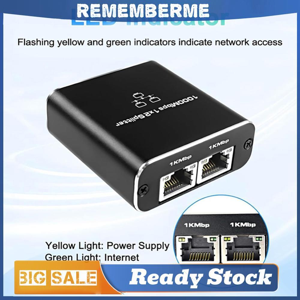 1 ถึง 2/1 ถึง 3/ 1 ถึง 4 Ethernet Splitter 1000Mbps RJ45 Splitter LAN Splitter