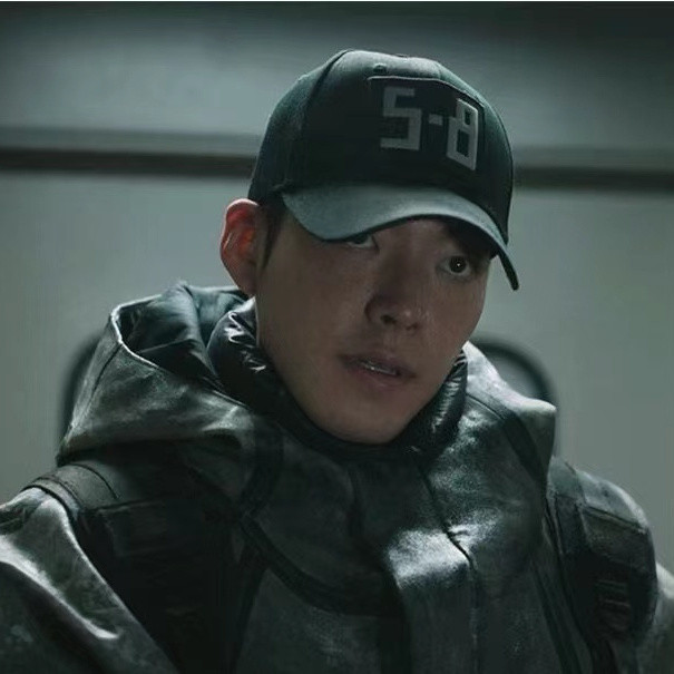 หมวกเบสบอล Doomsday Knight แฟชั่นหมวกสีดําบริสุทธิ์ชายเบสบอลหมวก Doomsday Knight Jin Yubin ฟางสไตล์อ