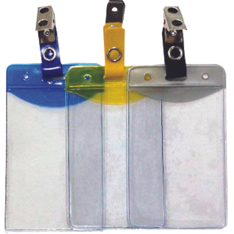 WIN ซองใสขอบสีคลิป แนวตั้ง Size S แพ็ค 5 ซอง คละสี