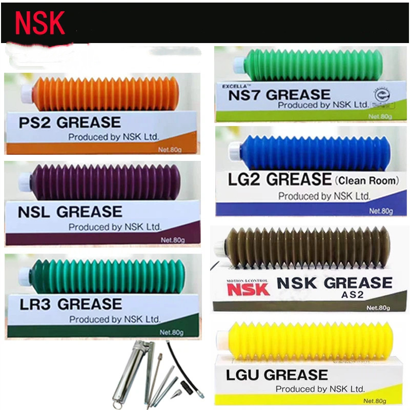 ญี่ปุ่น NSK จาระบีหล่อลื่นสกรูเสารางคู่มือ NSL NS7 PS2 LR3 LG2 THKAFE-CA แบริ่งน้ํามันบํารุงรักษา