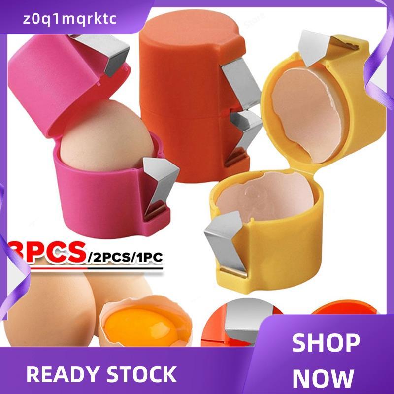 z0q1mqrktc 3PC Egg Shell Opener Egg Shell Separator Kitchen Gadget มือถือเปลือกไข่ Crusher ในครัวเรื