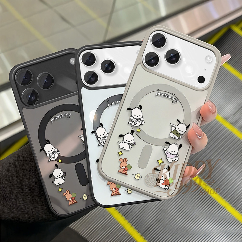 📱เคสแม่เหล็ก เคสใสกันกระแทกน่ารัก สำหรับ IP17Air 11 12 13 14 15 16 17 PROMAX17 16 15Pro16 15 14PLUS8 7Plus XR X XS XSMAX