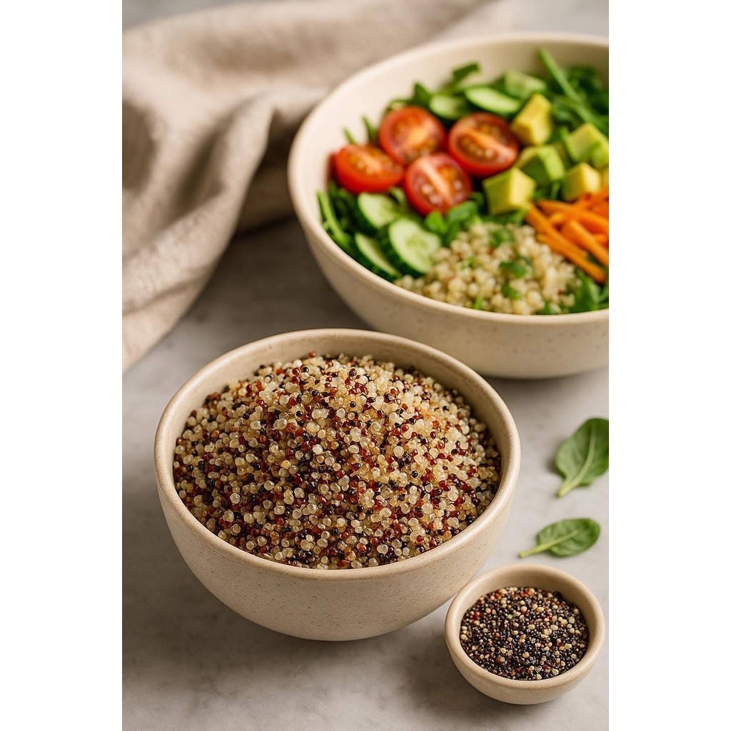 W จัดส่งฟรี ควินัว 3สี  ควินัว3สี เมล็ดควินัว ควินัว คีนัว เม็ดควินัว ควินัวดำ ควินัวเเดง เมล็ดควินัว 3 สี Quinoa - รูปที่ 4
