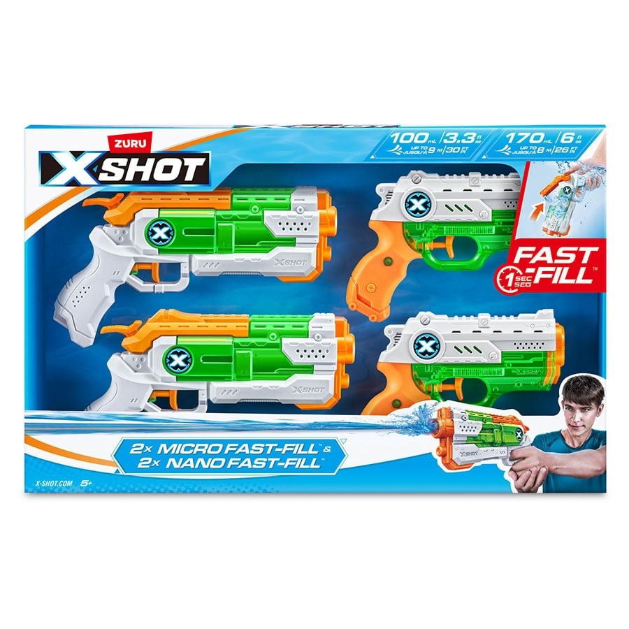 X-Shot Micro & Nano Fast-Fill *Only At Toys R Us* (#934143)