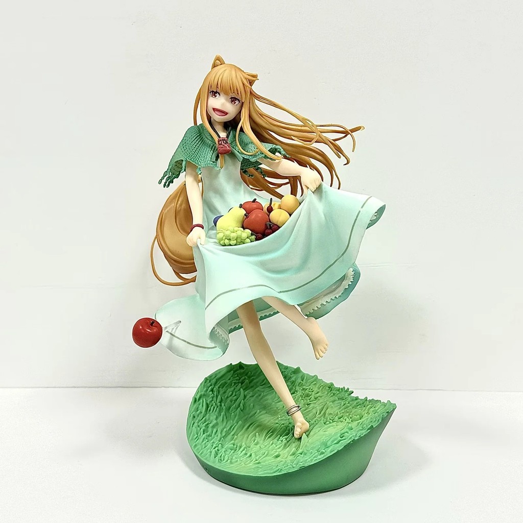 26 ซม. Spice และ Wolf: Holo Wolf และกลิ่นผลไม้ 1/7 Scale PVC Figure