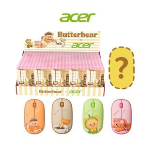 Acer เมาส์ Mouse Butterbear กล่องสุ่ม 5 แบบ รับประกันตลอดอายุการใช้งาน