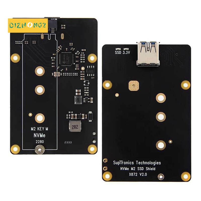 [dizhong2]M. 2 NVMe SSD บอร์ดขยาย USB 3.0 X872 V2.0 สําหรับ 4 โล่ถ่ายโอนข้อมูลที่ได้รับการปรับปรุง