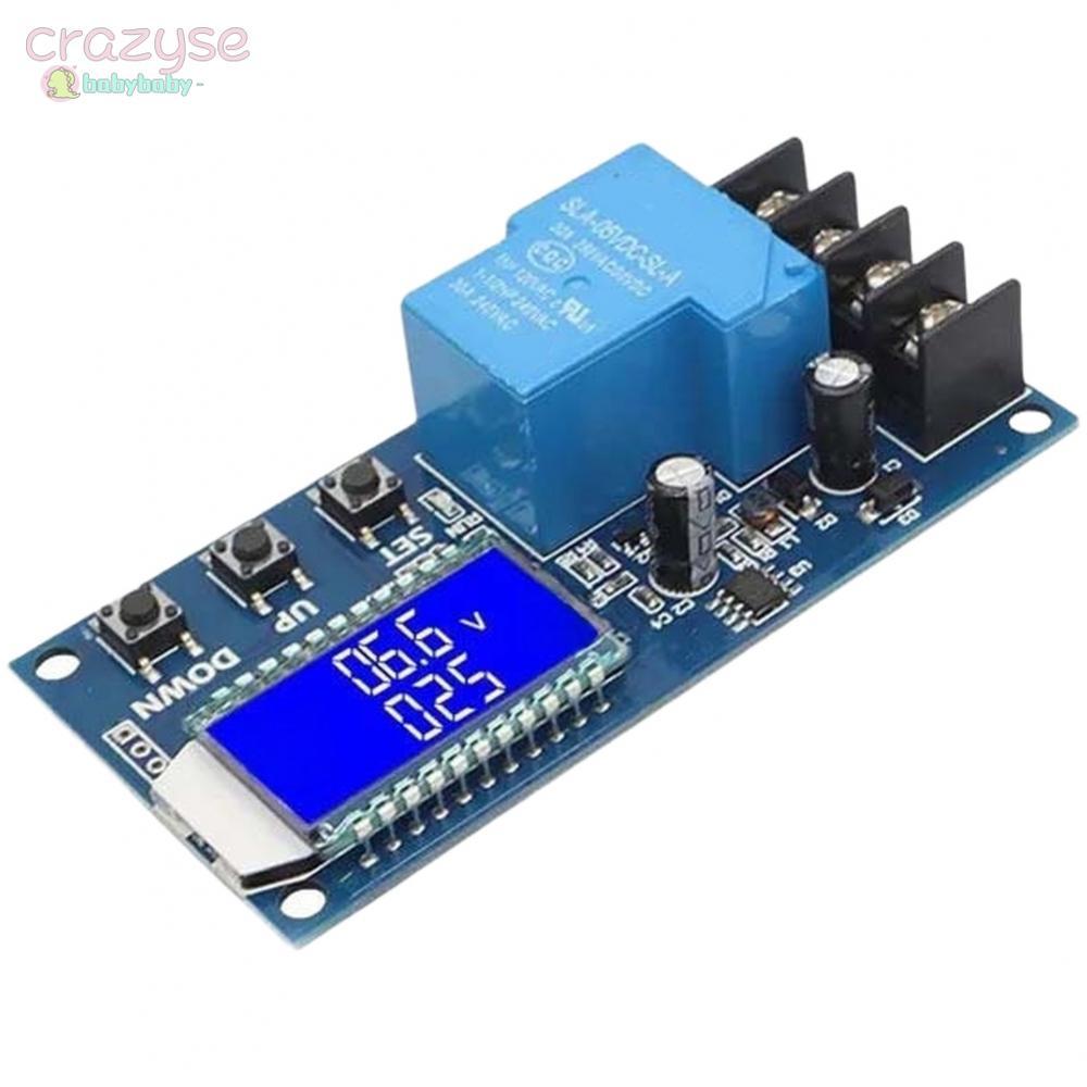 XY L30A รีเลย์ควบคุมเอาต์พุตจอแสดงผลแรงดันไฟฟ้า LCD ชาร์จจอแสดงผลเปอร์เซ็นต์