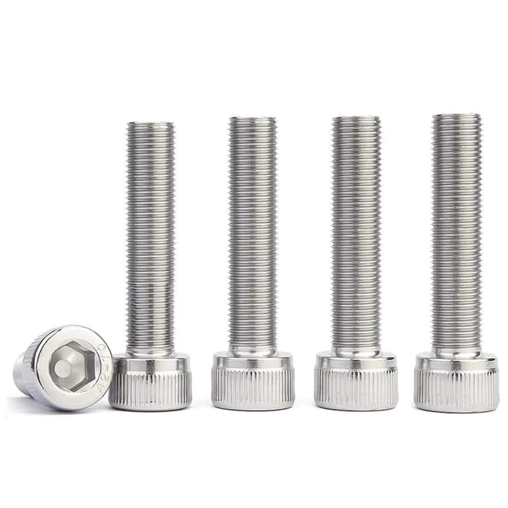 Manloney LLC Universal Screws M9 Hex Socket Cap Cup Bolts 1.0mm / 1.25mm Pitch Thread 9mm Allen Scre
