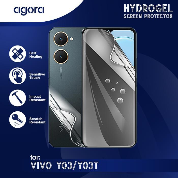 LAYAR Anti-Scratch Hydrogel สําหรับ Vivo Y03, Y03T Hydrogel SCREEN ฟิล์มกันรอย - ANTI SPY, FULL SCRE