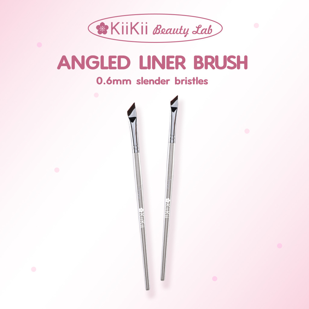 KiiKii Beauty Lab แปรงปัดแก้ม แปรงแต่งตา จับถนัดมือ แปรงอายไลเนอร์แบบเล็ก ขนแปรงนุ่ม