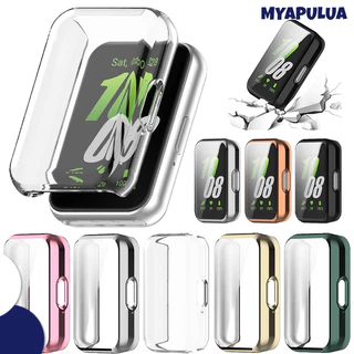 กรณี TPU อ่อน for Samsung Fit 3 ด้วยฟิล์มป้องกันหน้าจอรอบๆ อุปกรณ์เสริมป้องกันป้องกันเชลล์ for Huawei Band 11
