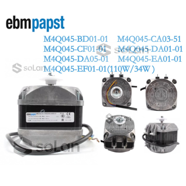 ยี่ห้อใหม่ ebmpapst พัดลมมอเตอร์ EBM มอเตอร์ M4Q045-BD01-CF01-DA01-DA05-EA01-EF01-CA03-51