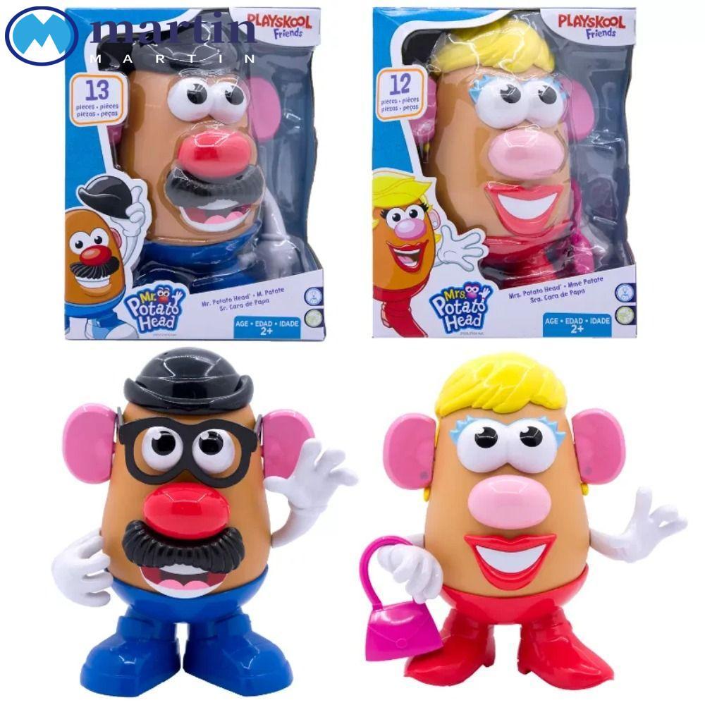 MARTIN Mr Potato Head ของเล่น,เครื่องประดับรูปตุ๊กตามันฝรั่งประกอบของเล่น,คลาสสิกตกแต่งการ์ตูน Kawai