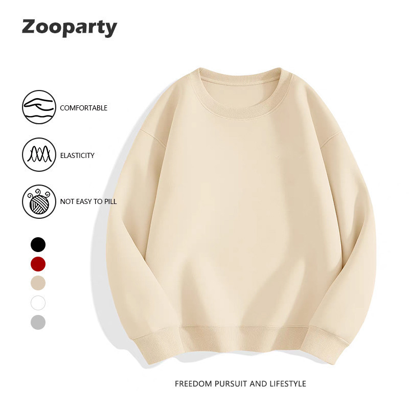Sweatshirts ใส่สบาย ไม่หด สไตล์เกาหลี Basic เสื้อยืดแขนยาว โอเวอร์ไซซ์ มี 5 สี(ส่งเร็ว จัดส่งจากไทย)