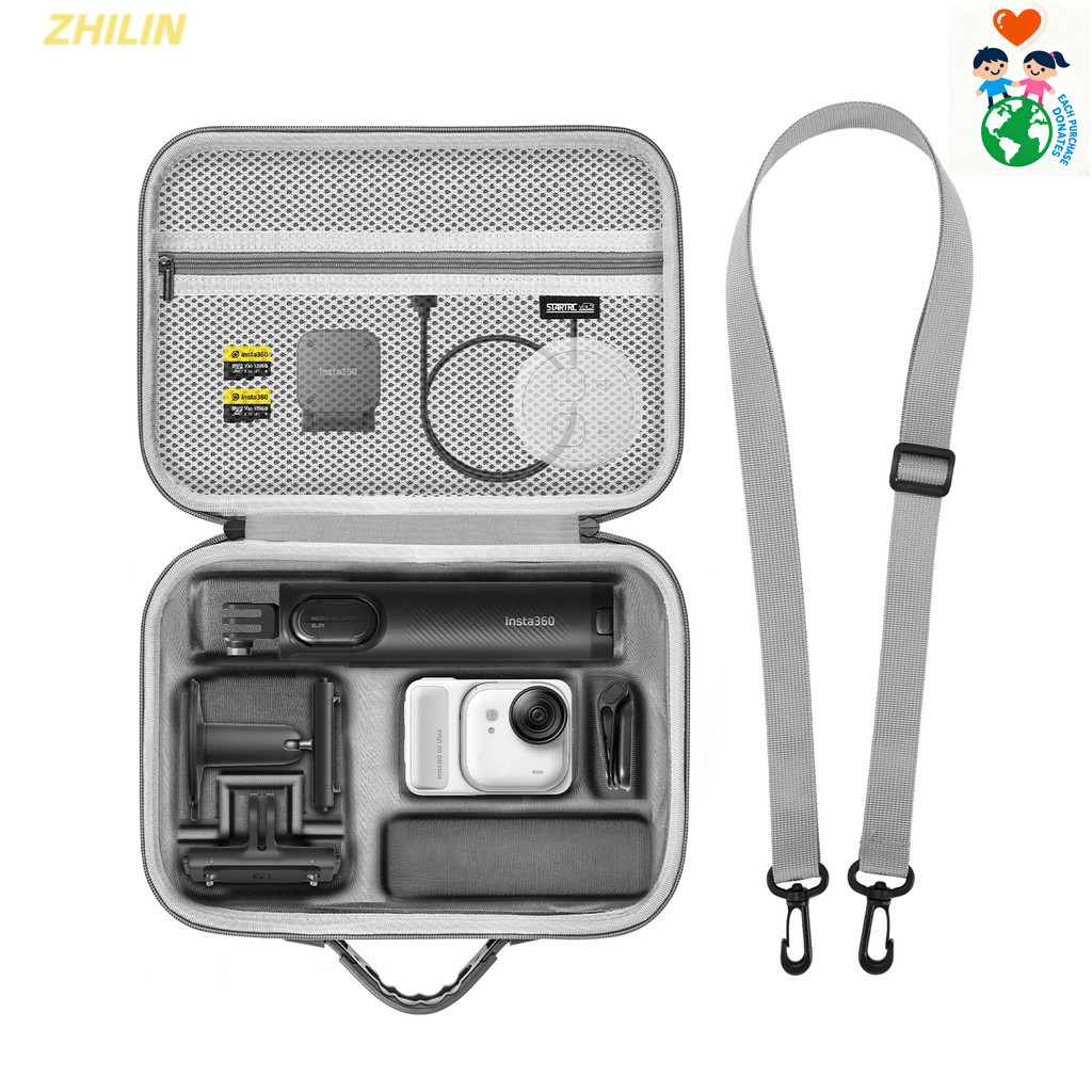 สําหรับ Insta360 GO Ultra Creator Bundle กระเป๋าเก็บ,กระเป๋าถือสําหรับ Insta360 Go Ultra กล้องอุปกรณ์เสริมกล่องพกพา