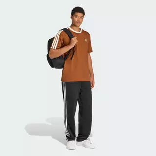 adidas ไลฟ์สไตล์ เสื้อยืดพิมพ์ลาย LUX COFFEE CAFE CUP ผู้ชาย สีน้ำตาล JZ5070