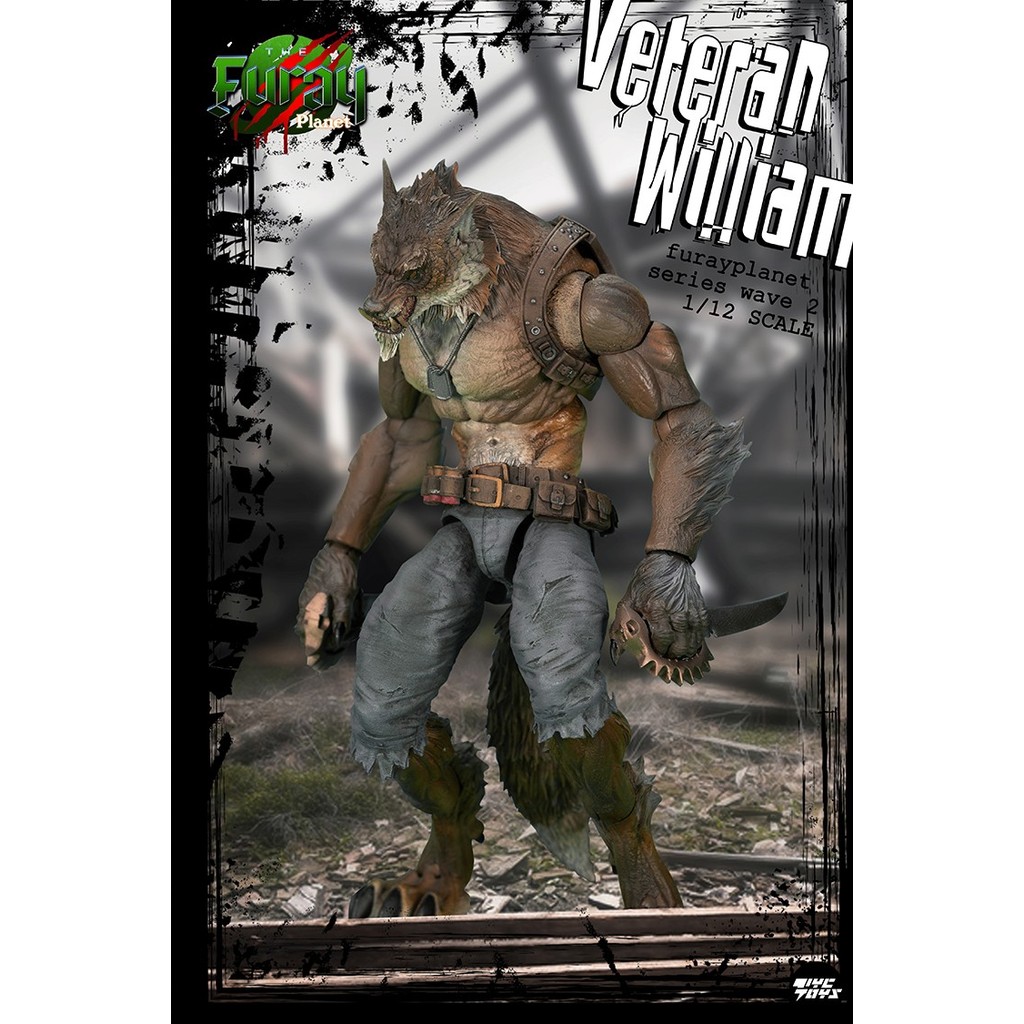 [TYCTOYS] คลังสินค้าพร้อมผลิตโดย Craftsman Alliance Frey Planet Werewolf Veteran William 1/12 Action