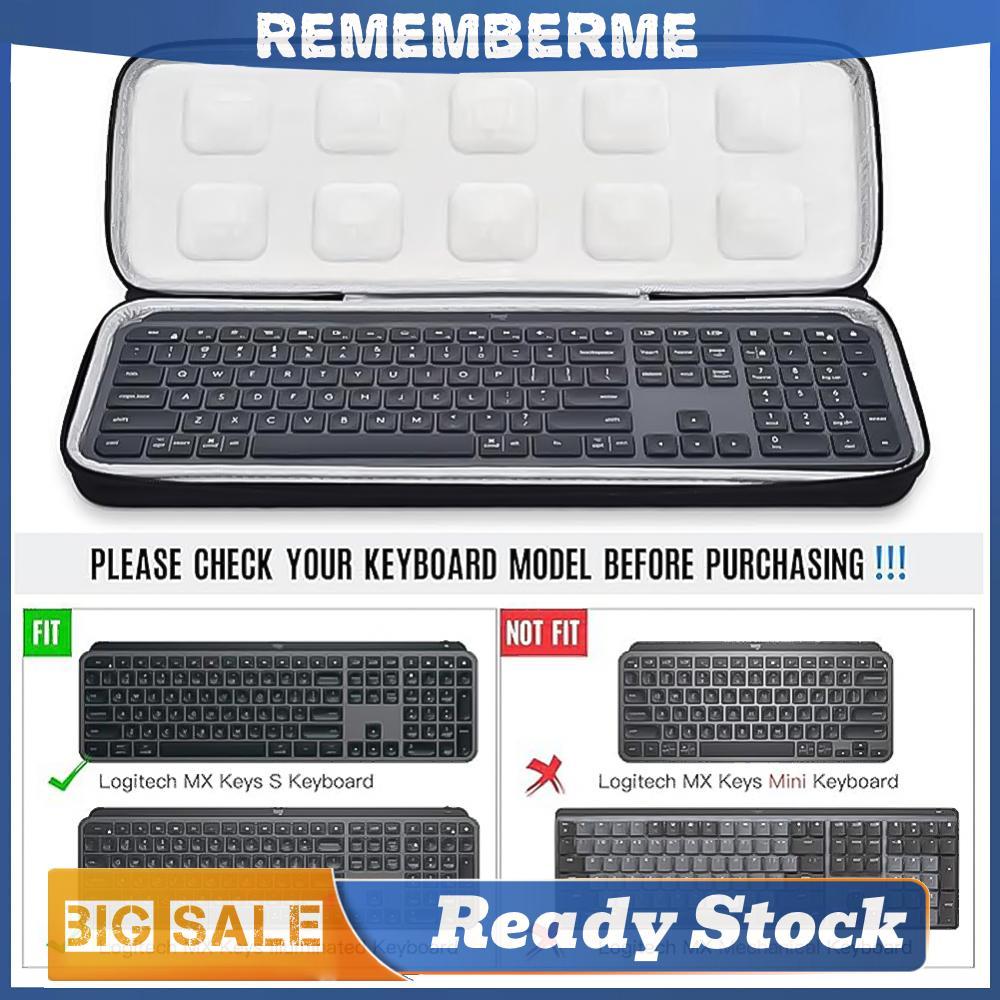 กระเป๋าเดินทางแบบแข็งกันกระแทกสําหรับคีย์บอร์ดไร้สาย MX Keys S