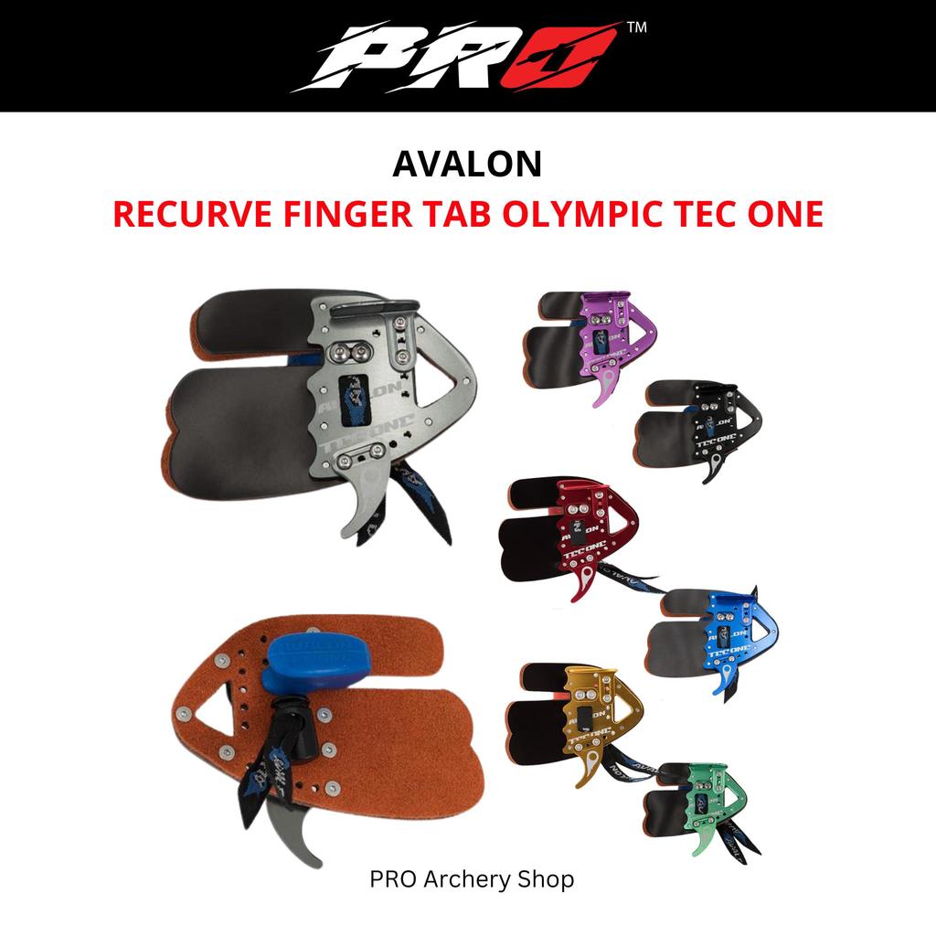 AVALON FINGER TAB OLYMPIC TEC ONE สําหรับ RECURVE / STANDARD BOW FINGERTAB | BOW FINGER PROTECTOR AR