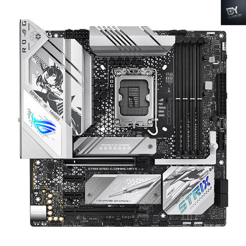 DIY FOR YOU Asus TUF B760M Heavy Gunner/G Little Blowing Snow D5/Choice/AYW AYW Hello WIFI D4 เมนบอร