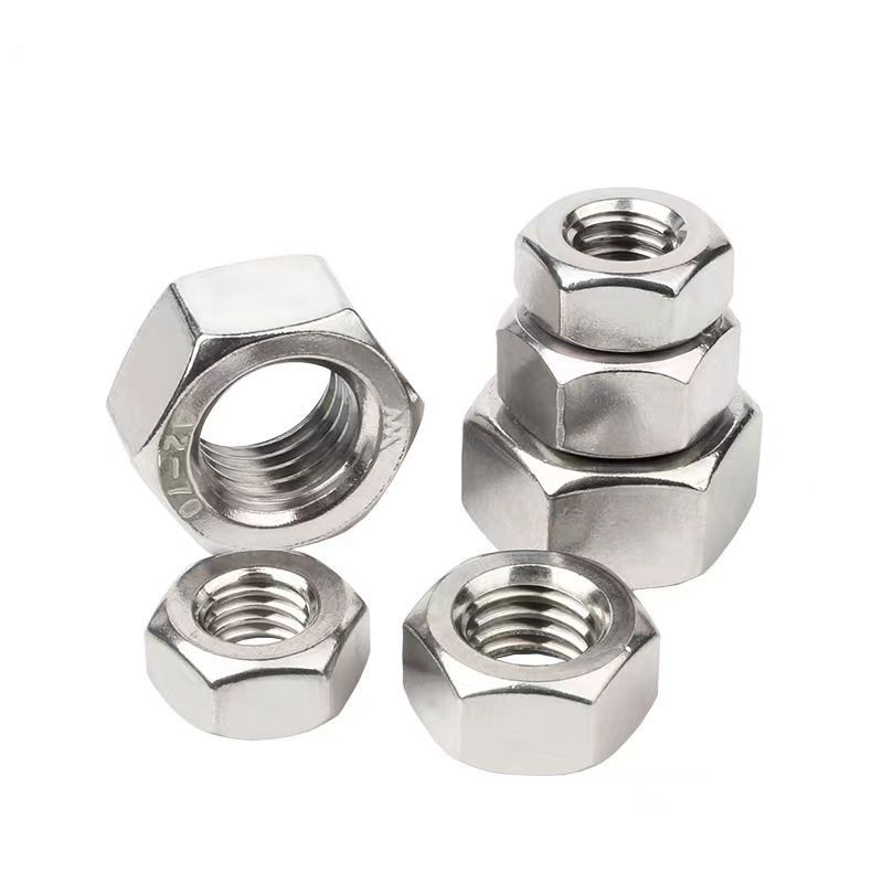สแตนเลส 304 เกลียวมิล ละเอียด หัวน็อต ตัวเมีย หกเหลี่ยม/Hexagon Nut Fine Thread M4-M24[WSYS-MB-LM] - รูปที่ 4
