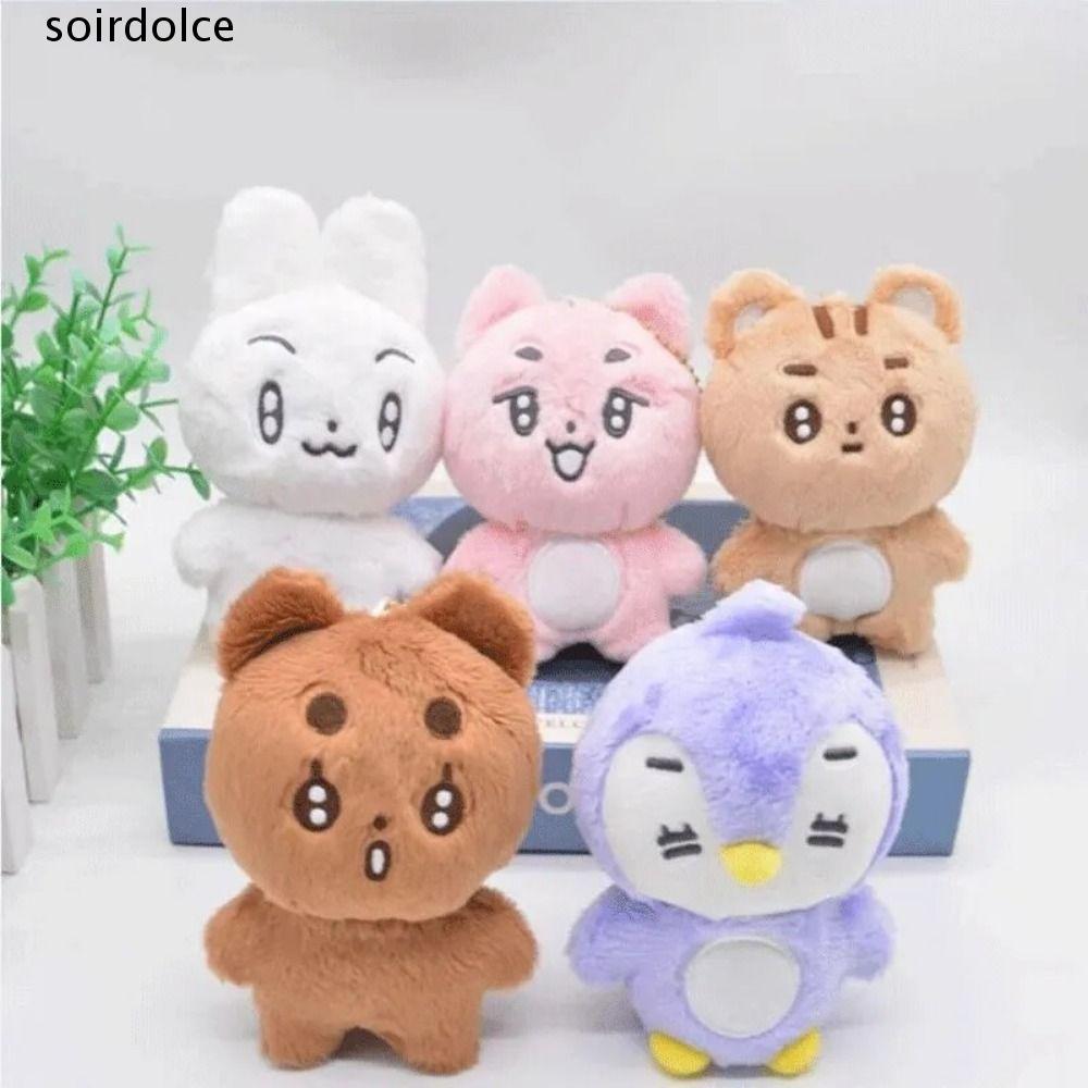 SOIRDOLCE TXT ตุ๊กตา Kpop, PP ผ้าฝ้ายขนาดเล็ก Soobin เดียวกันพวงกุญแจตุ๊กตา,กุญแจรถจี้ 10 ซม.TXT การ