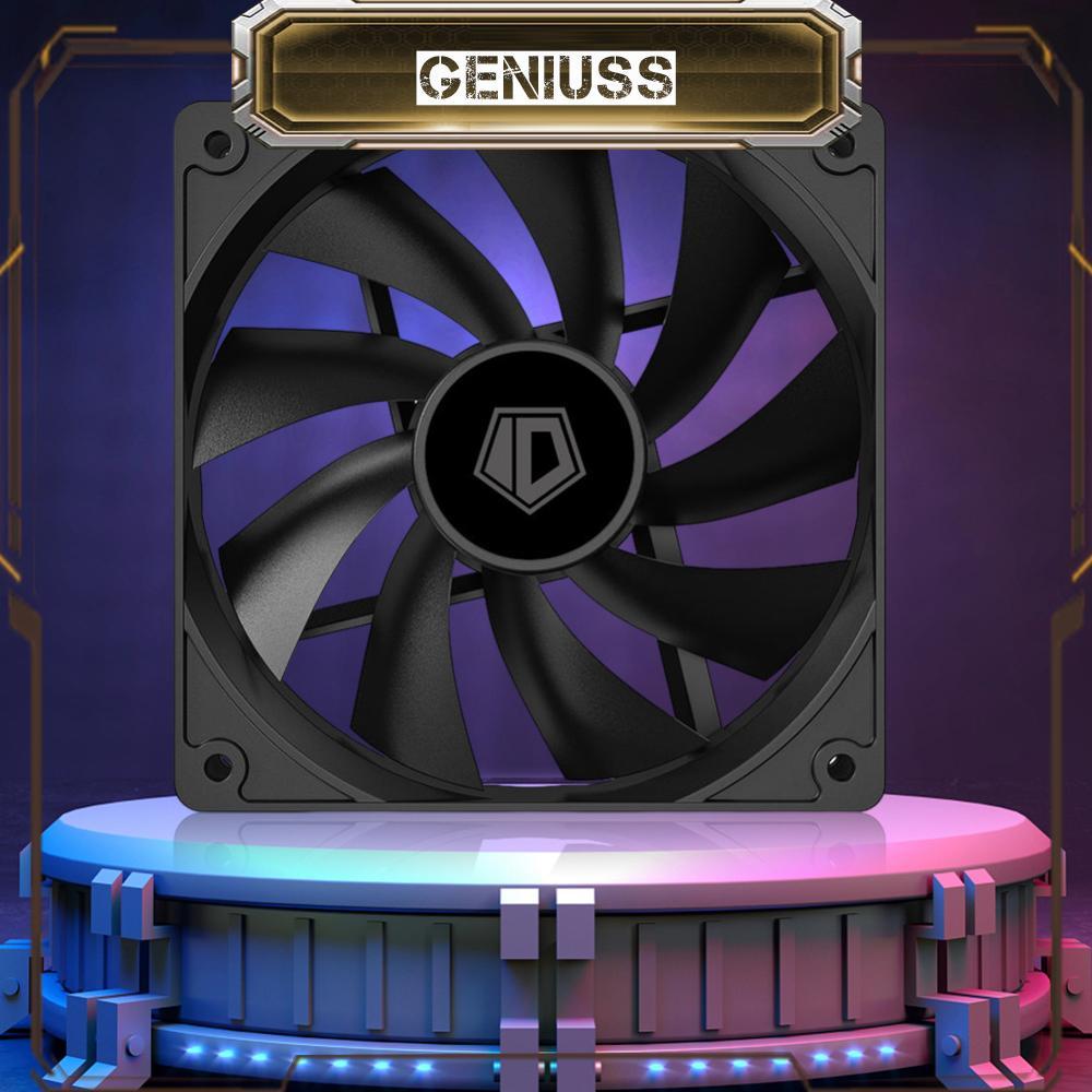 [geniuss.th] พัดลมเคสคอมพิวเตอร์ PC PWM 4 Pin เงียบ 12 ซม. CPU Cooler พัดลมระบายความร้อน 12V DC