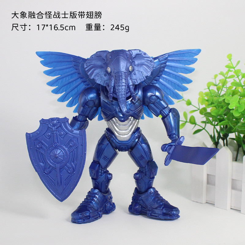 Mountains Seas Fusion Monster Hand-Made Warrior รุ่น Multi-Joint Movable ประกอบตุ๊กตาเด็กการศึกษาของ