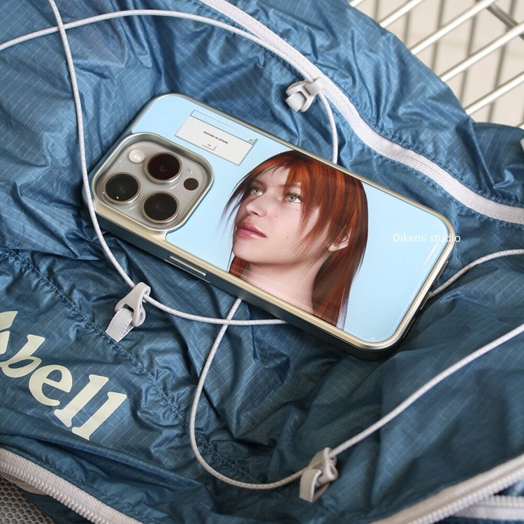 เกาหลี ins Y2K สไตล์ cool ผมสีแดงสาวสําหรับ iphone 17/16promax/15 promax/13/12/14pro/11 เคสโทรศัพท์ ราคา ถูกที่สุด ดีลบีเคเค รูปภาพหลัก
