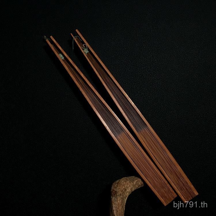 พัดลมพัดลมพื้นผิวพัดลมนิ้วเปล่าสไตล์พับพัดลมสไตล์โบราณโรงสีน้ํา ALI689.5 พัดลมพับนิ้ว Wenwan โบราณเก