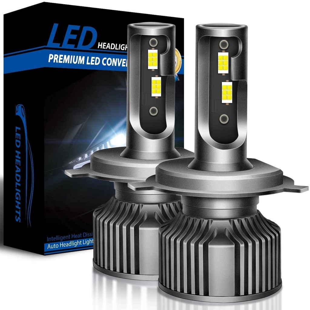 DiReal A8 ไฟรถยนต์ LED psx26w sp13w 5202 H4 H7 880 9004 9007 H1LED ไฟหน้าหลอดไฟ 12V 80W 12000LM 3800