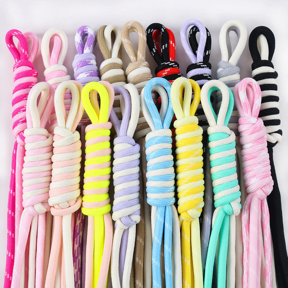 สีสัน Double Stranded โรมัน Knot กระเป๋าแขวนโทรศัพท์แขวนเชือก DIY Handmade พวงกุญแจตุ๊กตาของเล่นกล่องตาบอดจี้อุปกรณ์เสริม