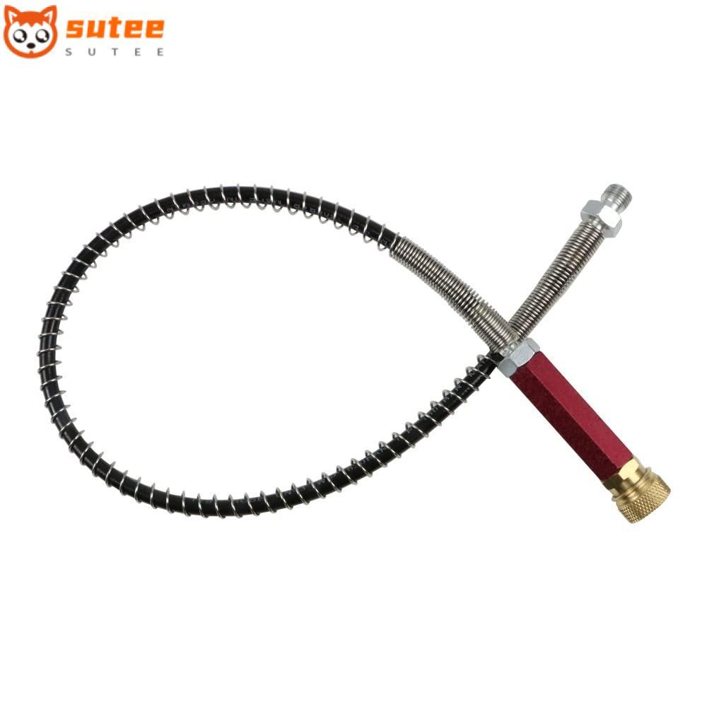 SUTEE 4500psi ท่ออัตราเงินเฟ้อสปริงแรงดันสูง, คอปเปอร์เหล็ก 63mpa 50 ซม.ท่อปั๊ม 8 มม.หญิง Quick, ทนท