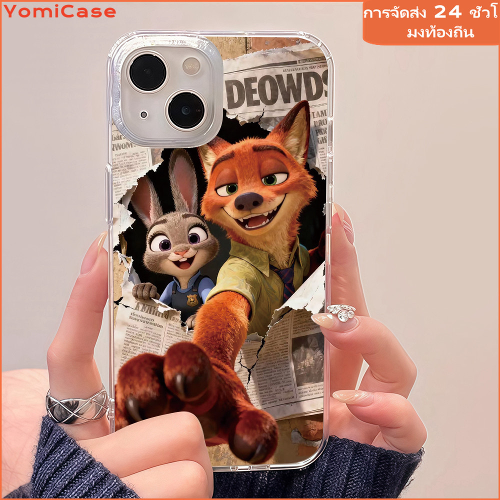 ~ZOO~ คู่รัก จิ้งจอก กระต่าย เคสสำหรับโอปโป A31 A3s A15 A17 A11 A38 A16 A5s A7 A32 A33 A55 A78 A54 A98 A94 Reno10 11