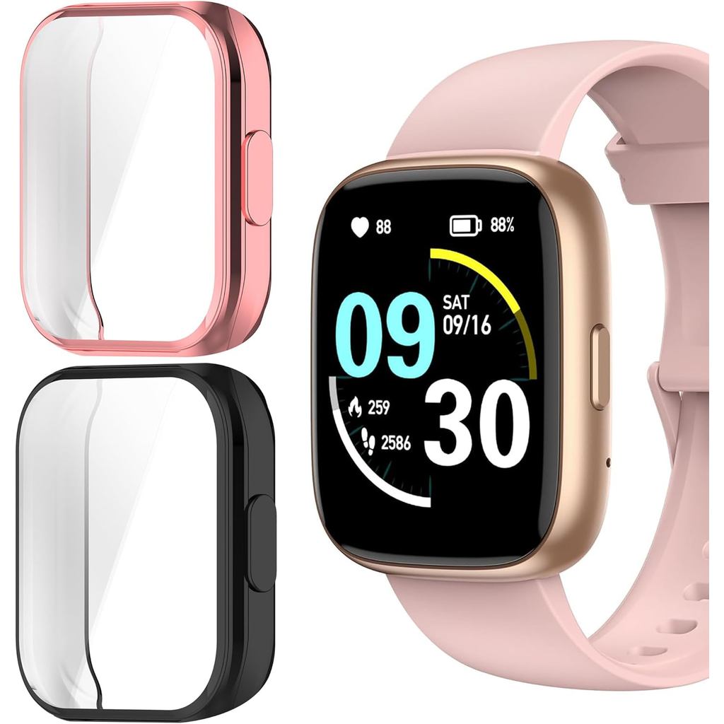 IDW26 เคสสมาร์ทวอทช์,ใช้งานร่วมกับ MMBX Smart Watch Case, Lamshaw TPU Case พร้อมตัวป้องกันหน้าจอสําห