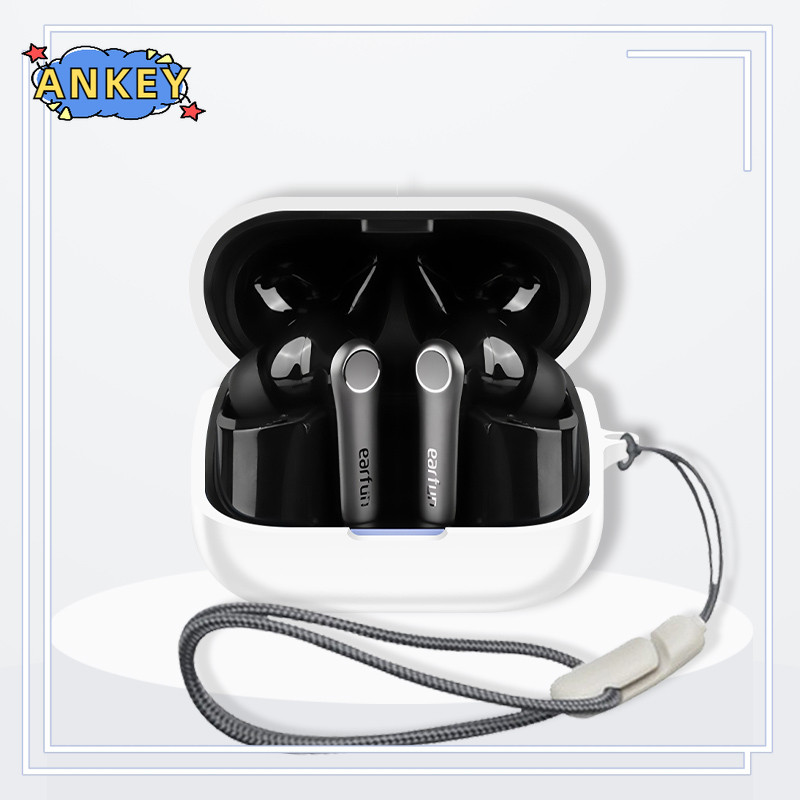 for EarFun Air Pro 4+ Protective Case Nylon Lanyard Soft Cover EarFun Air Pro 4 Plus Shells Washable Housing Anti Dust Sleeve Hand Rope Strap Accessories ราคา ถูกที่สุด ดีลบีเคเค แกลเลอรีภาพที่ 8