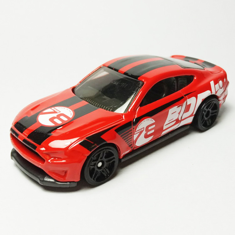 HotWheels HotWheels รถ 18th Edition MUSTANG ดัดแปลงรถหายากสีแดง FORD MUSTANG GT