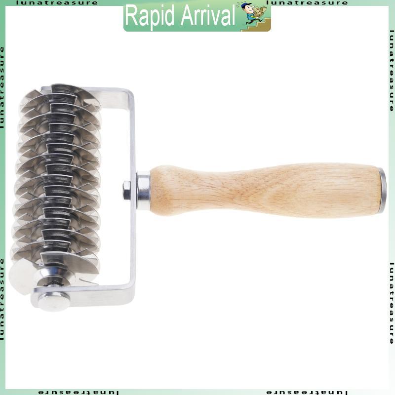 Lun Pastry Crust Roller Cutter สแตนเลสตาข่ายในครัวเรือน Baking Pastry เครื่องมือ