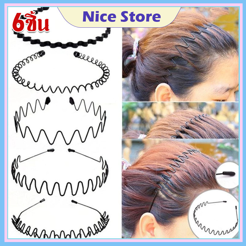 NICE 6Pcs/Set มินิใหม่กีฬาล่องหนสากลศีรษะครอบศีรษะไม่มีรอยขีดข่วนปกป้องเส้นผมจากการลื่นตก แต่งผม ที่ทันสมัย