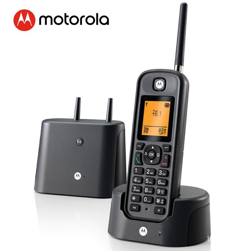 Motorola O201C/O202C โทรศัพท์ไร้สายดิจิตอล Stand-alone Office In-law เครื่องในครัวเรือนไร้สายโทรศัพท