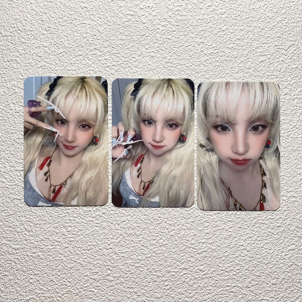 Song Yuqi Photocard การ์ดจริงอย่างเป็นทางการของแท้ k4 Bonus Card 1.0 Yusell Qi lo2 motivation solo