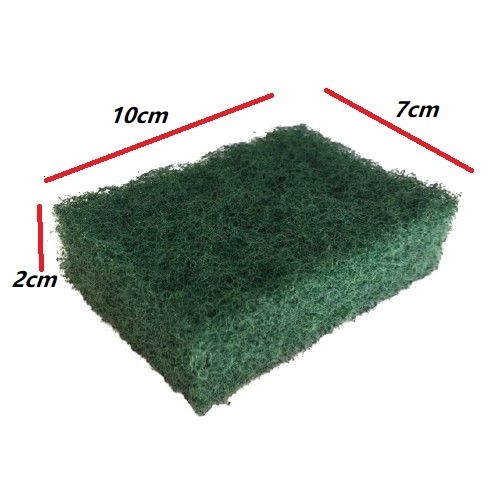 2 ซม. HEAVY DUTY GREEN SPONGE TICK WASHING DISH SCOURING PAD CUCI PINGGAN