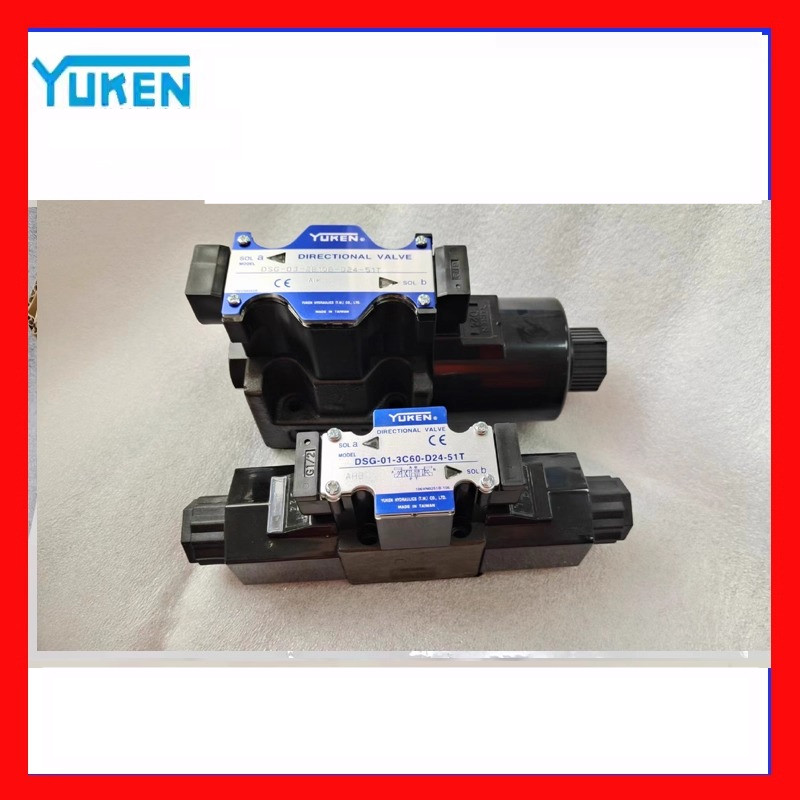 YUKEN โซลินอยด์วาล์ว DSG-01-03-2D2-2B2-3C9-3C10-3C12-3C60-2B2A-3C2-3C4-3C3-D24-A220-A110-N1-50 ยี่ห้