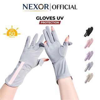 NEXOR Sarung Tangan Gloves Sarung Tangan Anti Uv Motor Sarung Tangan Matahari Upf50 Motor