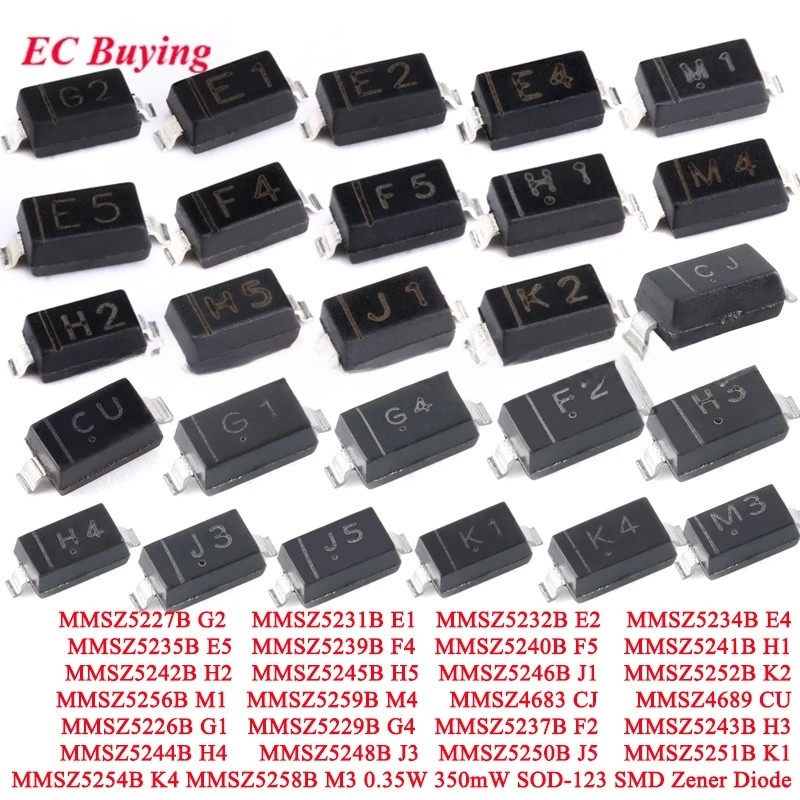 50-100 MMSZ5246B J1 MMSZ5248B J3 MMSZ5250B J5 G2 E1 E2 E4 E5 F4 F5 H1 H2 H5 K2 M1 M4 ไดโอดK3 H3 H3 H